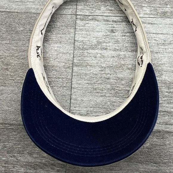 Big Play All American Made DBU Golf Visor Adjustable Back Hook and Loop Tan - Picture 8 of 9